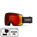 スミス SQUAD 010275080 スキー/スノーボード ゴーグル : BLACK /CP PRO PHOTOCHROMIC RED MIRROR SMITH