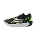 プーマ FUSION NITRO フュージョン ニトロ 195587 メンズ レディス バスケットボール シューズ バッシュ : ブラック×グリーン PUMA