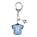 サッカー/フットサル ライセンスグッズ マンチェスターシティ ユニ型ラバーキーホルダー #17 デ・ブライネ MC54715