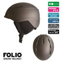 フォリオ FO YL193 アジアンフィット マグネットバックル スキー/スノーボード ヘルメット FOLIO