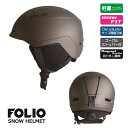 フォリオ FO YL193 アジアンフィット マグネットバックル ジュニア キッズ 子供 スキー/スノーボード ヘルメット FOLIO