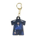 ジェイエフエー サッカー/フットサル ライセンスグッズ プレーヤーズユニ型ラバーキーホルダー2024(SAMURAI BLUE)(9上田綺世) 24JFA-01...