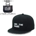 OFF_THE GAME(オフ ザ ゲーム) 野球 キャップ Cap (Straight) キャップ 平つば OG1324SS1 : ブラック マジェスティック...