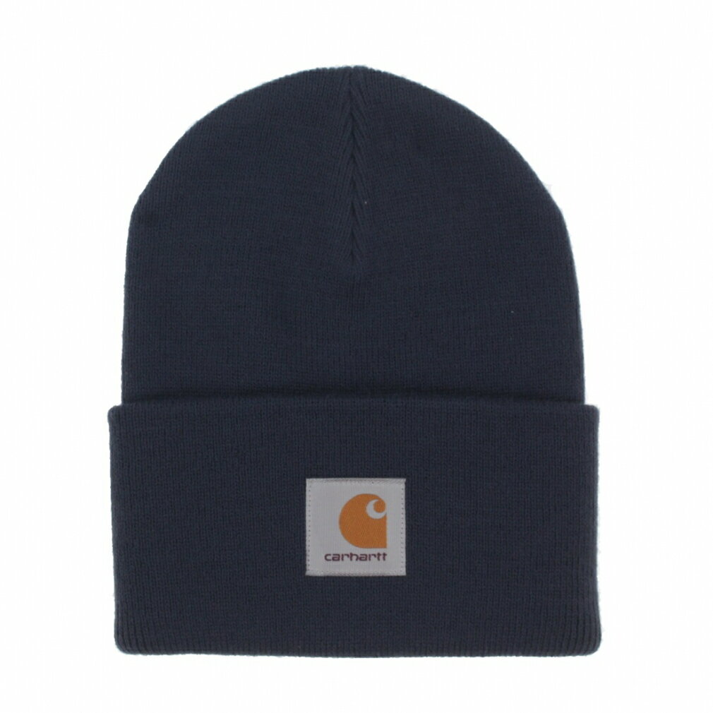 カーハート ニット帽 ACRYLIC WATCH HAT I020222 29LXX 帽子 : ネイビー Carhartt