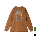 2024秋冬 コロンビア メンズ アウトドア 長袖Tシャツ ロストブルックロングスリーブグラフィックTシャツ PM0325 Columbia