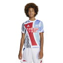 アディダス ジュニア(キッズ・子供) サッカー/フットサル ライセンスシャツ アーセナル 24/25 プレマッチジャージー キッズ JE7565 : スカーレッ...