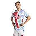 アディダス メンズ サッカー/フットサル ライセンスジャケット アーセナル 24/25 プレマッチジャージー JE7562 : スカーレット×ホワイト adid...