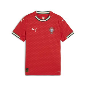 プーマ ジュニア(キッズ・子供) サッカー/フットサル ライセンスシャツ 2025 ポルトガル代表 FPF ホーム ジャージ レプリカJR 779193 : レッド PUMA