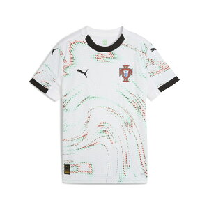 プーマ ジュニア(キッズ・子供) サッカー/フットサル ライセンスシャツ 2025 ポルトガル代表 FPF アウェイ ジャージ レプリカJR 779212 : ホワイト PUMA