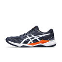アシックス GEL-TACTIC 12 ゲルタクティク 12 1073A058 メンズ レディス バレーボール シューズ : ネイビー×ホワイト asics