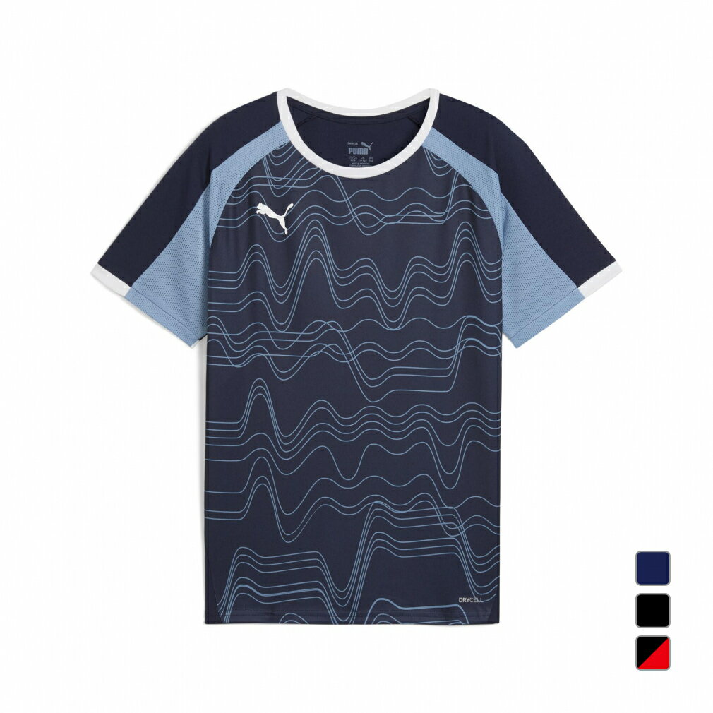 11/25限定★抽選で最大100%Pバック プーマ ジュニア(キッズ・子供) サッカー/フットサル 半袖シャツ INDIVIDUALLIGA グラフィック SS...