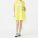 最大10%OFFクーポン 【5/9〜5/18】 パーリーゲイツ レディース ゴルフウェア 半袖ワンピース 春 夏 ウィンドペンガンビート (0554124514...