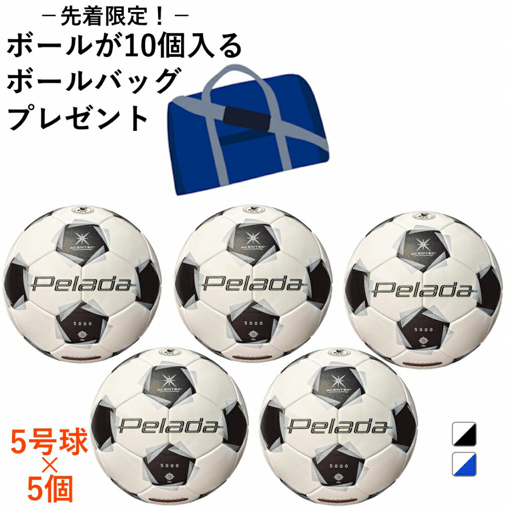 最大10%OFFクーポン 【11/20〜11/27】 モルテン ペレーダ5000 土グラウンド用 5号球 5個セット F5K5001 F5K5001-WB サッ...