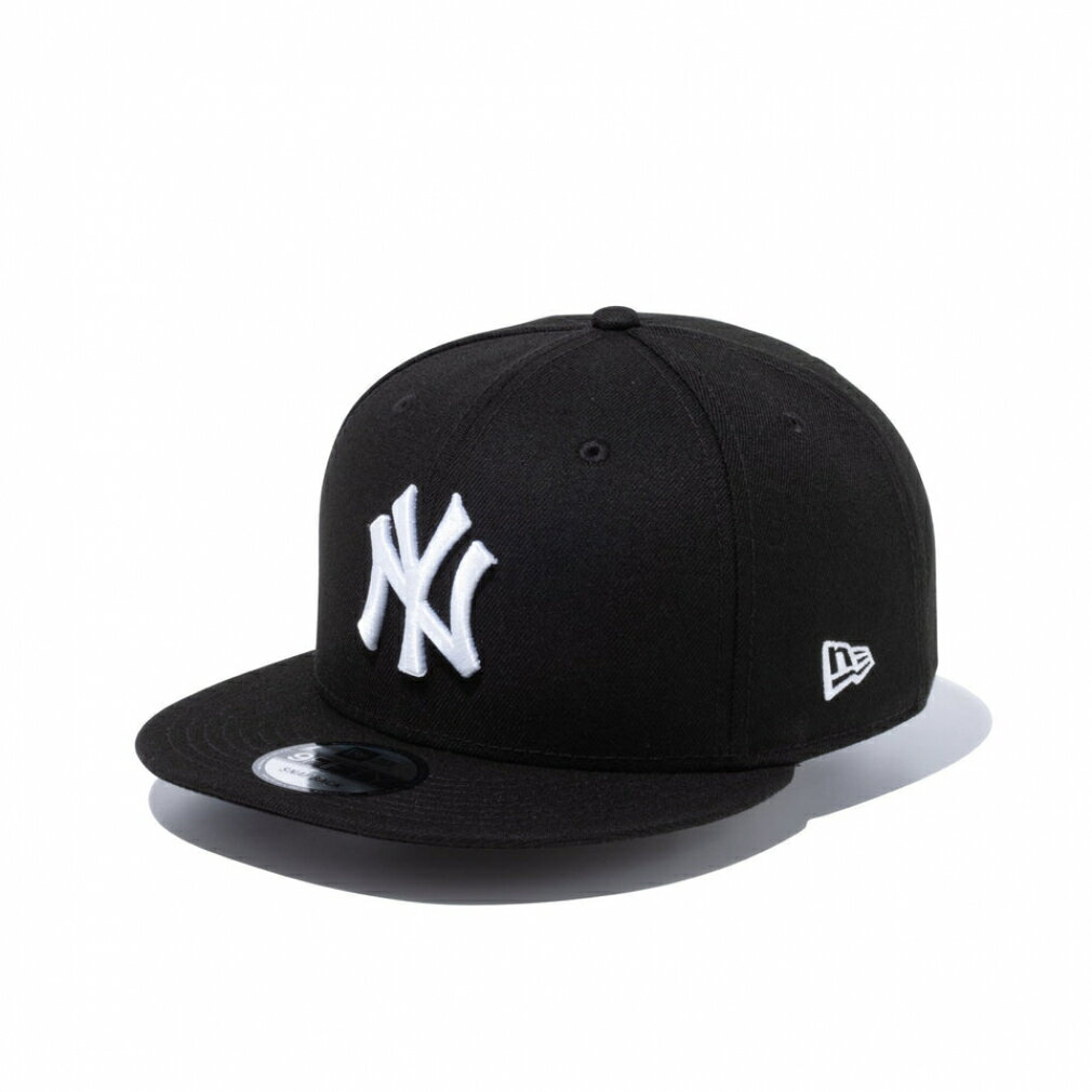 12/5限定★抽選で最大100％Pバック ニューエラ キャップ 9FIFTY ニューヨーク・ヤンキース ブラック × ホワイト 14524954 BLK 帽子 NEW ERA