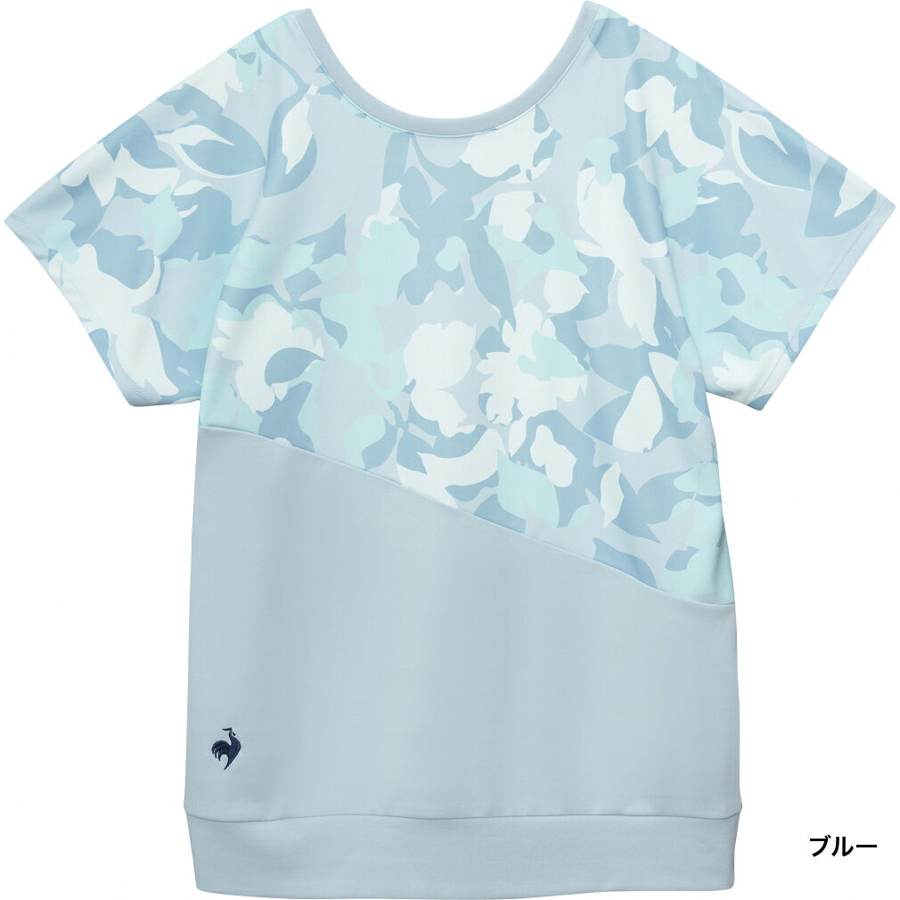 抽選で最大100％Pバック【6/4〜6/11】 ルコック レディス テニス 半袖Tシャツ サン...