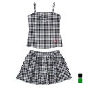 最大10%OFFクーポン 【9/15】 2025春夏 ロキシー ジュニア キッズ 子供 マリン 水着 MINI PICNIC GINGHAM TSW251101 ROXY mks_0403