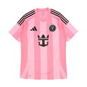 アディダス メンズ サッカー/フットサル ライセンスシャツ インテル・マイアミCF 25/26 メッシ ホームユニフォーム JI6817 : ペールピンク ad...
