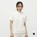 チャンピオン レディース ゴルフウェア 半袖トレーナー 春 夏 ショートスリーブモックネックシャツ (CW-BG002) Champion
