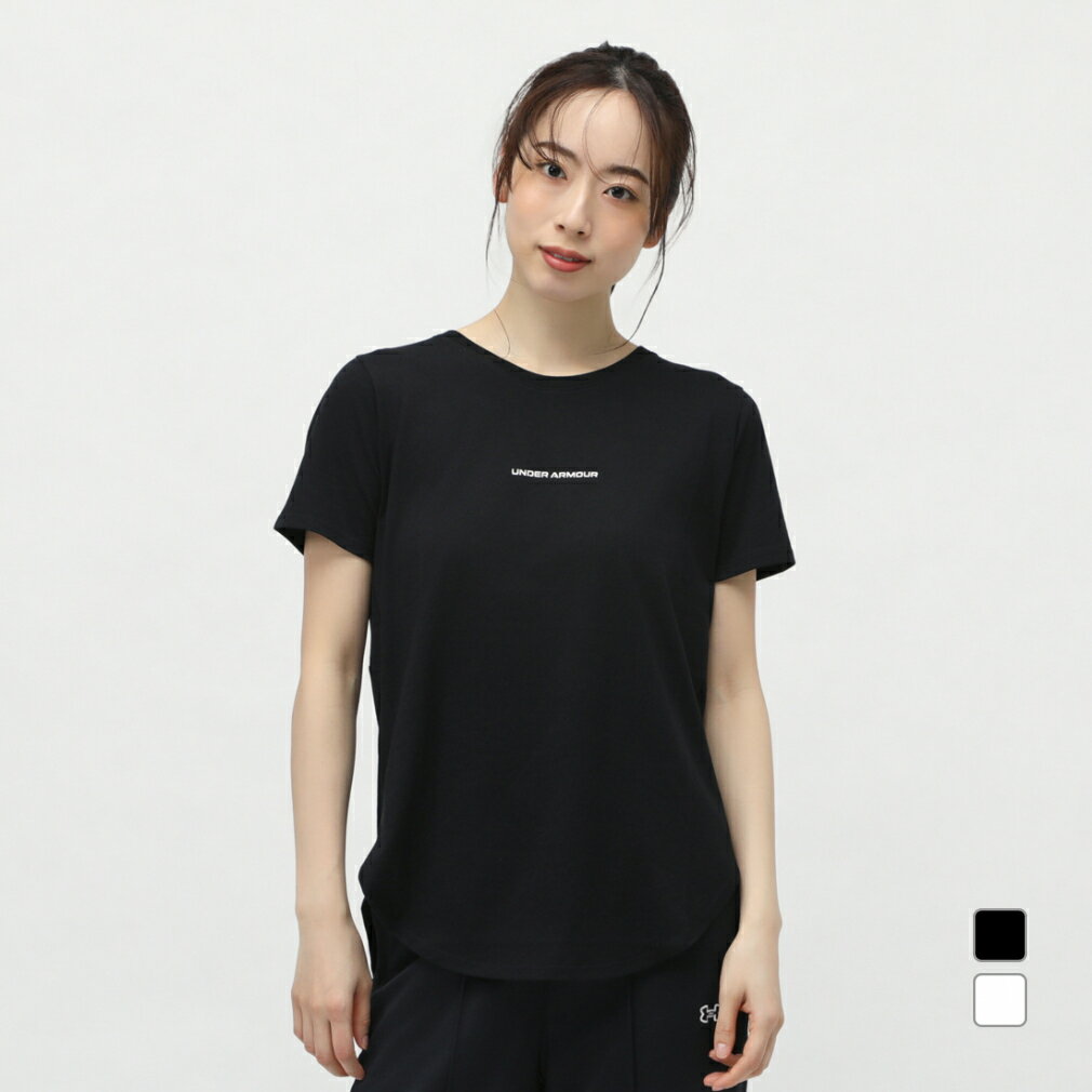 11/25限定★抽選で最大100%Pバック アンダーアーマー レディース 半袖 機能 Tシャツ UAライブ ロングライン Tシャツ 6001377 スポーツウェ...