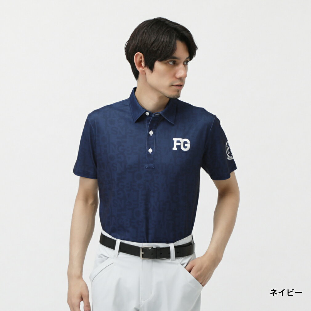 フィラ ゴルフウェア 半袖シャツ 春 夏 タイポ系PT半袖シャツ (744604) メンズ FILA