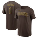 ナイキ メンズ 野球 ウェア MLB 松井裕樹 ネームアンドナンバー TEE Tシャツ 20QPY9T7H サンディエゴ・パドレス : ブラウン NIKE