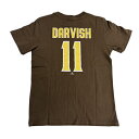 ファナティクス ジュニア 野球 ウェア MLB JERSEYLOGO ダルビッシュ ネームアンドナンバー YOUTH TEE Tシャツ 0125SS0015 :...