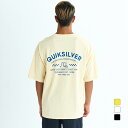 2025春夏 クイックシルバー メンズ サーフ 半袖Tシャツ BRICKS AND MORTAR ST QST252006 YEL QUIKSILVER mks_0403