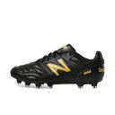 ニューバランス 442 v2 Pro HG MS41HCW2 サッカー スパイクシューズ 2E : ブラック×ゴールド New Balance
