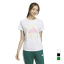 アディダス レディース 半袖 機能 Tシャツ グラフィック半袖Tシャツ KQD83 JP0010 JP0009 JP0011 スポーツウェア adidas