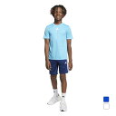 アディダス ジュニア キッズ 子供 Tシャツ ハーフパンツ トレイン エッセンシャルズ スリーストライプス 半袖Tシャツセット キッズ KQH01 JJ1031...