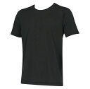 最大10%OFFクーポン 【8/30~9/1】 CW-X メンズ 陸上/ランニング 半袖Tシャツ ECOライトTシャツ ランニングシャツ DLO175 : ブラック Wacoal