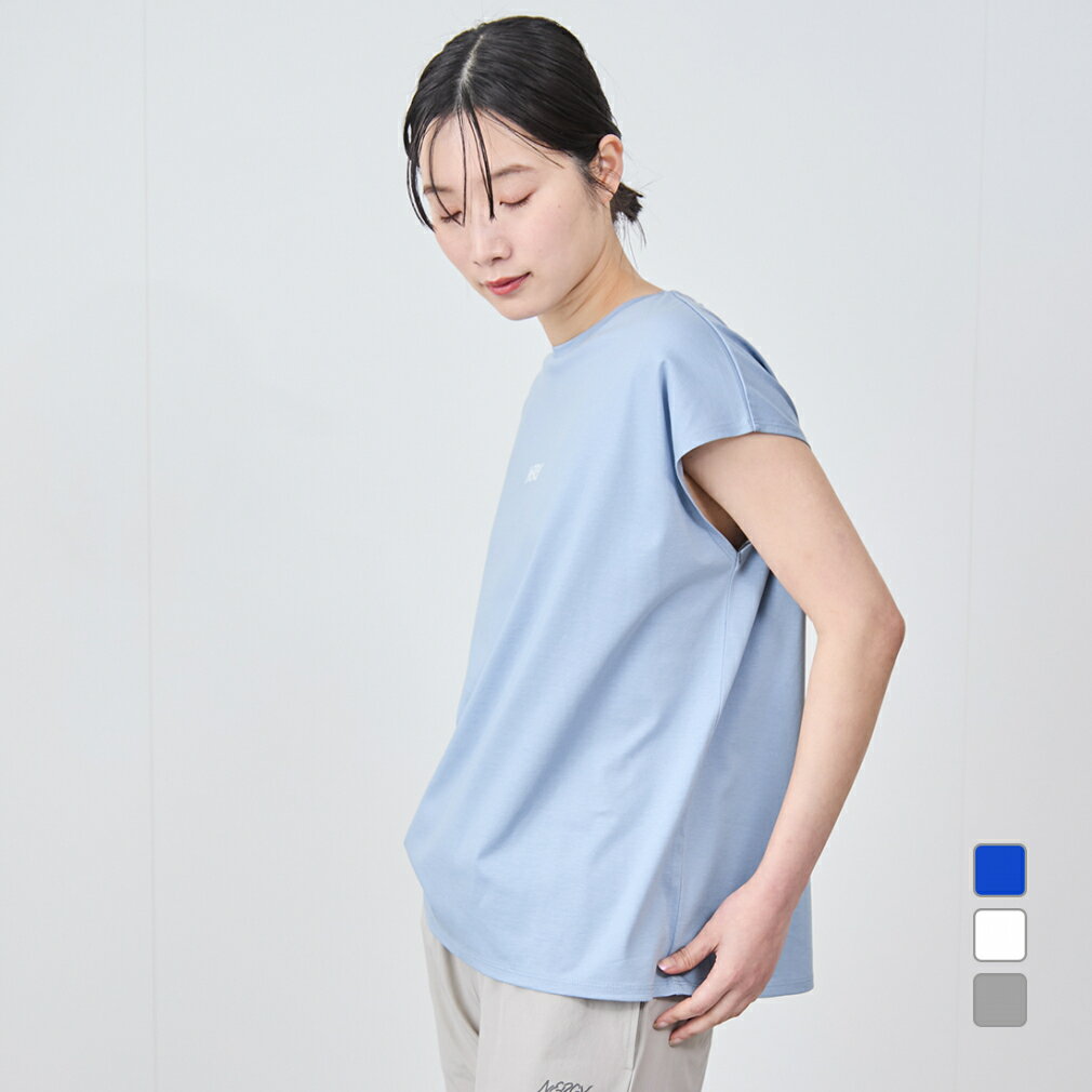 11/25限定★抽選で最大100%Pバック ナージー レディース 半袖 Tシャツ フレンチスリーブTシャツ NJM35000 スポーツウェア ヨガウェア アルペ...