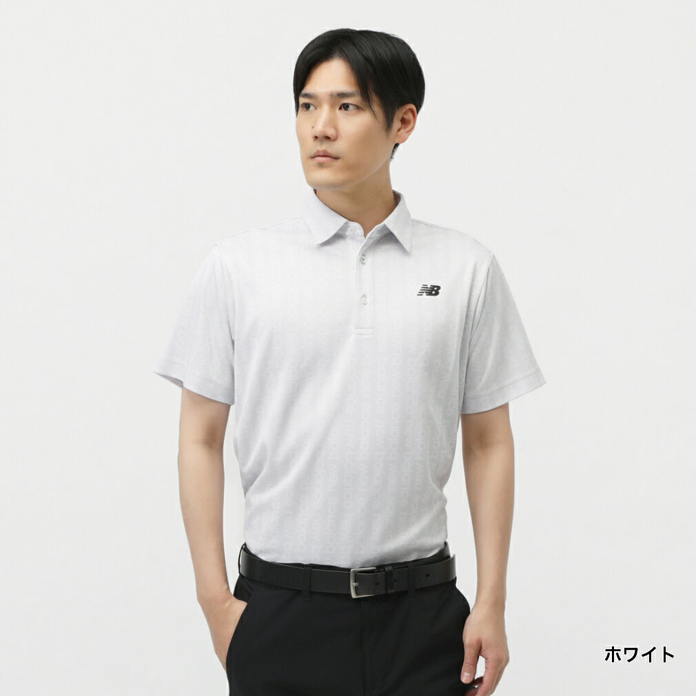 11/5限定★抽選で最大100％Pバック ニューバランス ゴルフウェア 半袖シャツ 春 夏 S/SLEEVE COLLAR SHIRT (0125168006) メンズ New Balance