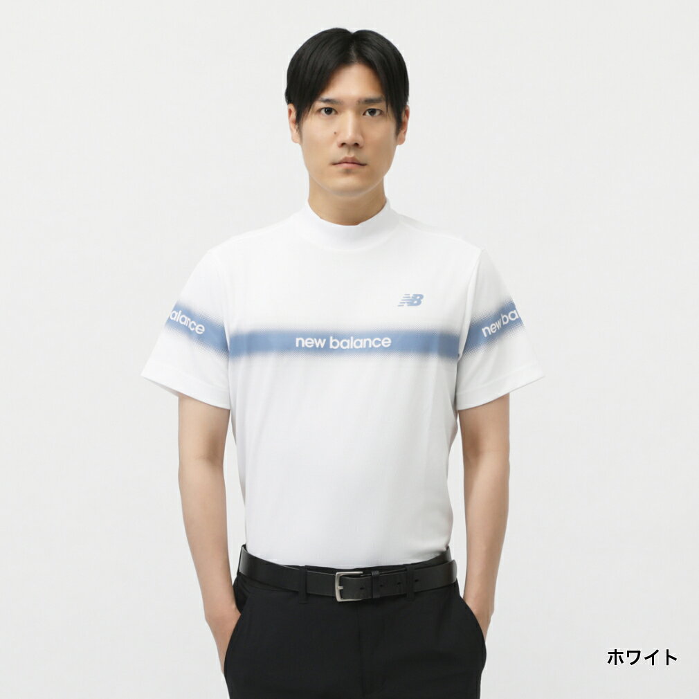 11/5限定★抽選で最大100％Pバック ニューバランス ゴルフウェア 半袖シャツ 春 夏 S/SLEEVE MOCK NECK PULLOVER (0125166012) メンズ New Balance