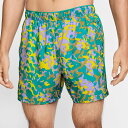 ナイキ メンズ 陸上/ランニング ショートパンツ Dri-FIT CHLLNGR 13cm ランニングショートパンツ (インナー付き) 5BF HQ0235-345 : グリーン×イエロー NIKE