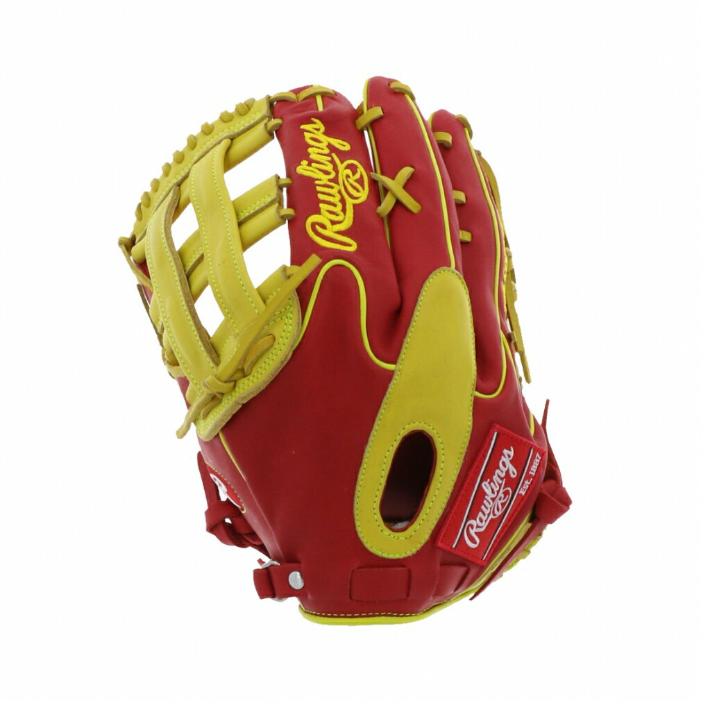 最大10％OFFクーポン 【11/20～11/27】 ローリングス HOH MLB COLOR SYNC 外野手用 左投用 GR5HMY795FW-SC/Y-RH 軟式用 野球 野手用グローブ Rawlings