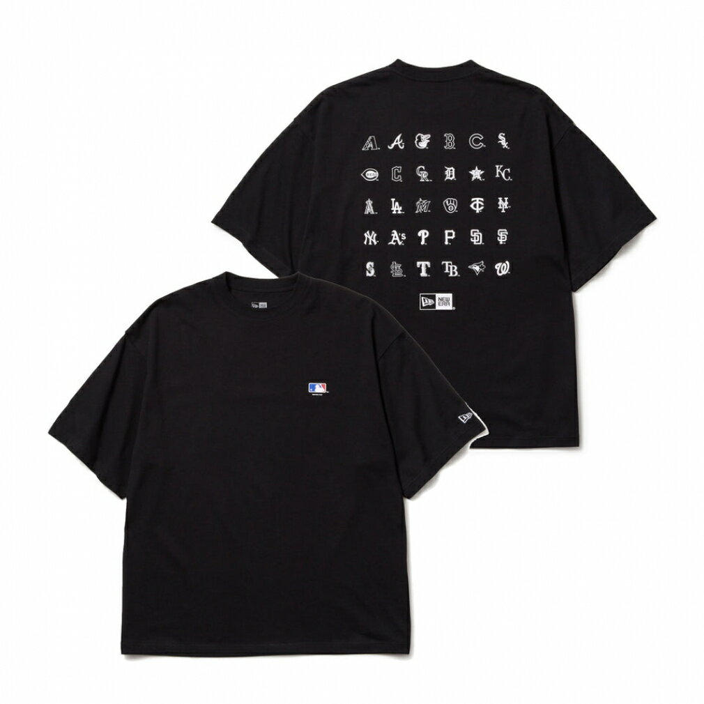 楽天アルペン楽天市場店最大10％OFFクーポン 【11/20〜11/27】 ニューエラ メンズ 半袖 Tシャツ SS OS CT TEE MLB 30 TEAM BLK 14410064 スポーツウェア ： ブラック NEW ERA