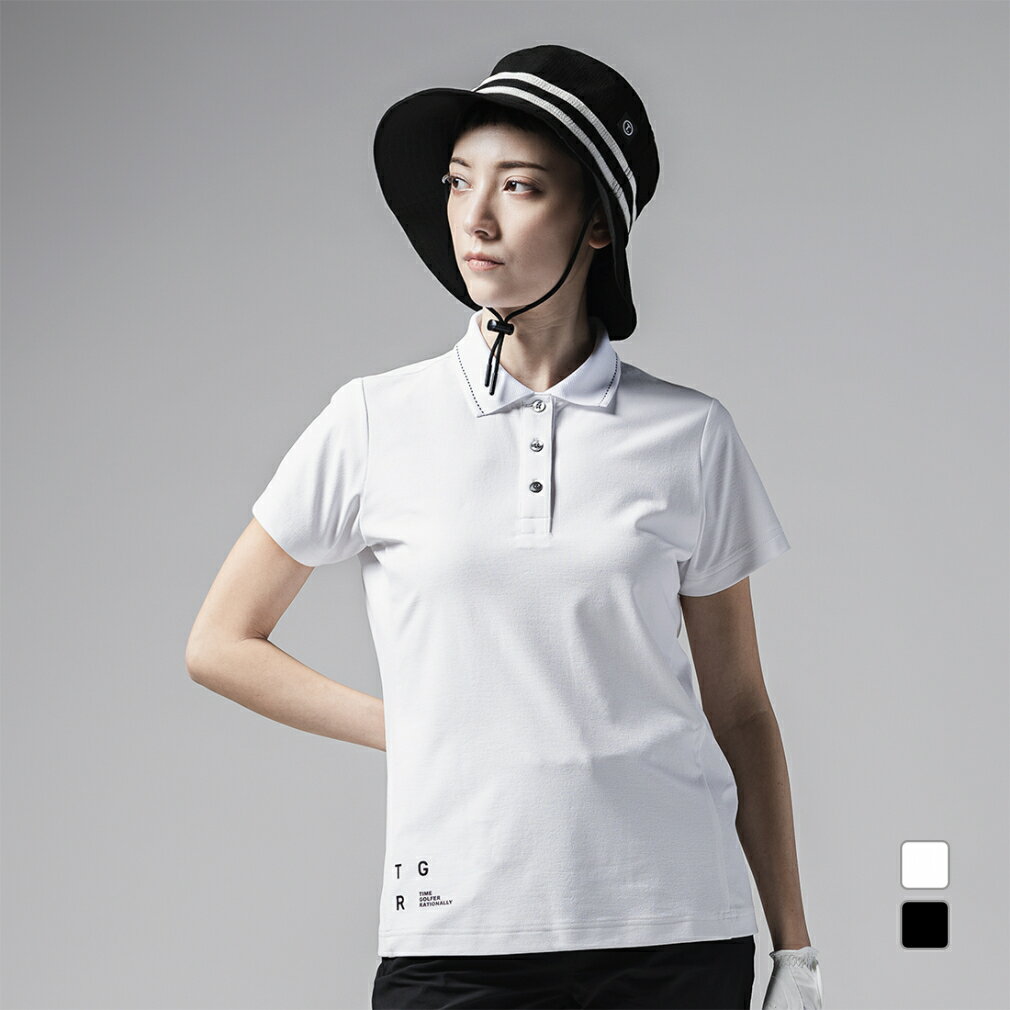 最大10％OFFクーポン 【11/20〜11/27】 ティゴラ レディース ゴルフウェア 半袖シャツ 春 夏 T.ソロテ..