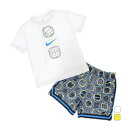 最大10%OFFクーポン 【5/9〜5/18】 ナイキ ジュニア キッズ 子供 Tシャツ ハーフパンツ セット NKB B NK DF DNA 24 SHORT...