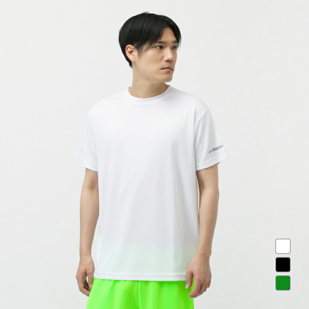 11/25限定★抽選で最大100%Pバック カッパ メンズ 半袖 機能 Tシャツ グラフィック半袖Tシャツ 215-324 スポーツウェア KAPPA