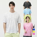 11/1限定★抽選で最大100%Pバック ティゴラ メンズ レディス 陸上/ランニング 半袖Tシャツ 総柄ビッグシルエット TR-3R3205TS アイドライ 速乾 TIGORA