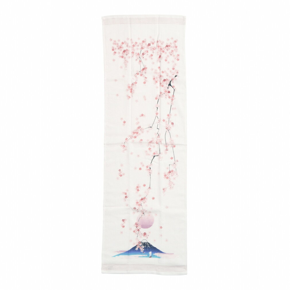 最大10％OFFクーポン 【11/30〜12/1】 コンテックス タオルてぬぐい 桜富士 46375-002 キャンプ タオル..