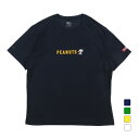 最大10%OFFクーポン 【5/9〜5/18】 ピーナッツ スヌーピー メンズ レディス テニス 半袖Tシャツ 吸水速乾/UPF50+ TRPN-2TW3005...