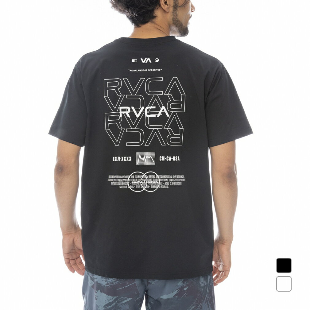 11/25限定★抽選で最大100%Pバック 2025春夏 ルーカ メンズ マリン ラッシュガード RADIATE SFST BF041-872 RVCA