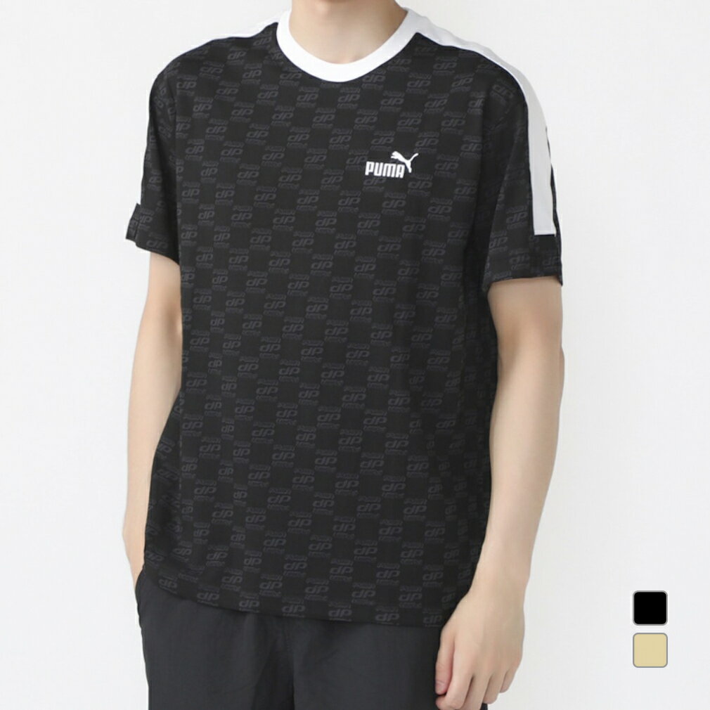 最大10%OFFクーポン【7/1】 プーマ メンズ 半袖 Tシャツ CORE HERITAGE SS Tシャツ AOP 682877 スポーツウェア アルペン・スポーツデポ限定 PUMA