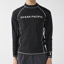 オーシャンパシフィック メンズ マリン ラッシュガード ラッシュガード 515477 BK : ブラック OCEAN PACIFIC OP