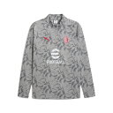 最大10%OFFクーポン 【8/24〜8/27】 プーマ サッカー/フットサル ライセンスジャケット ACM 25-26 ACミラン プレマッチ 1/4 ジップ...