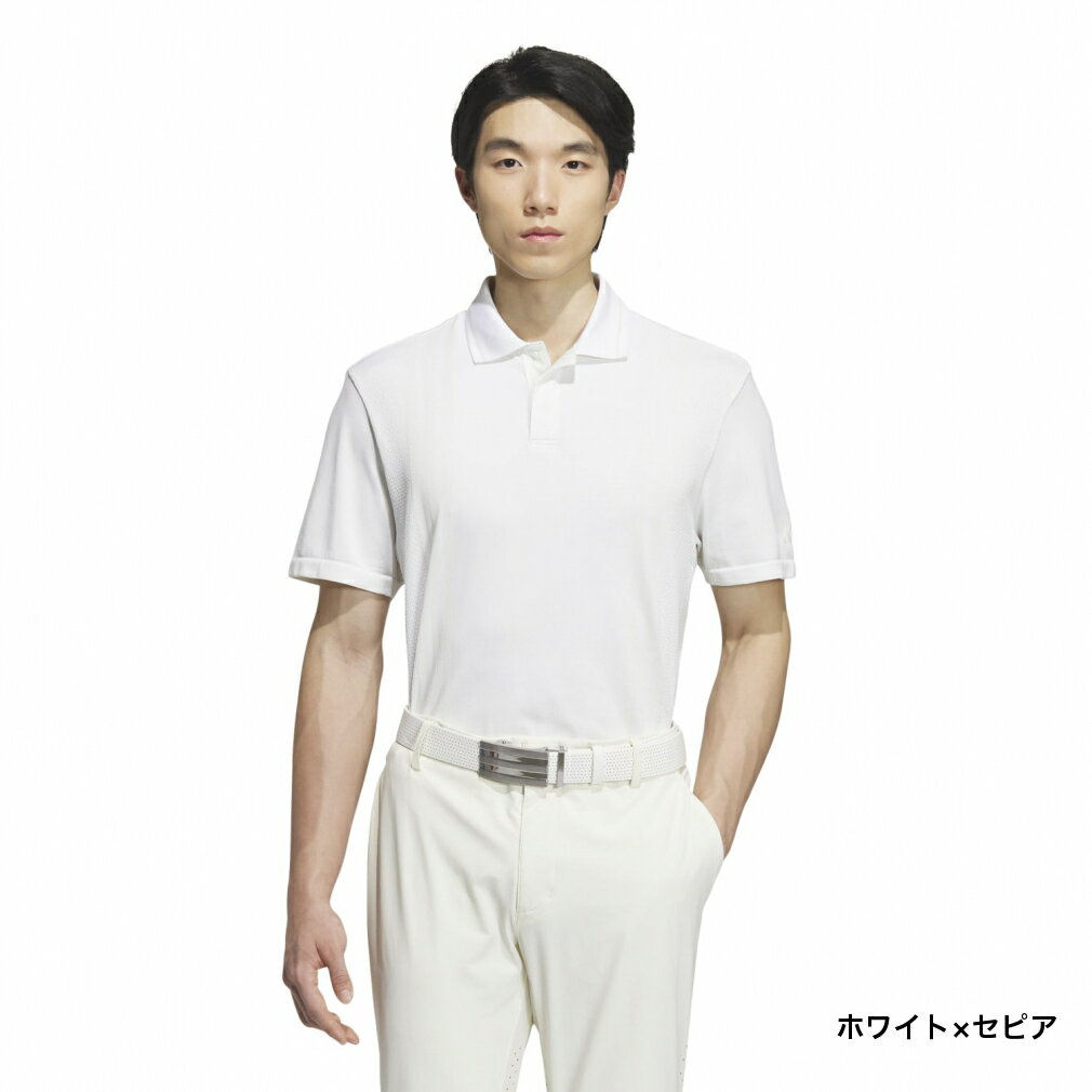 11/18限定★抽選で最大100％Pバック アディダス ゴルフウェア 半袖シャツ 春 夏 ULT365 PRIMEKNITサイドシームレス ポロ (JRU71) メンズ adidas