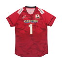 アシックス メンズ レディス バレーボール 半袖Tシャツ 2025年度 バレーボール男子日本代表 レプリカシャツ 1 西田選手 JVA REPLICA 2051...