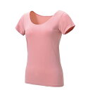 ティゴラ iCOOL アイクール 涼感ウェア レディース 半袖 インナーシャツ インナー レディース Uネック半袖Tシャツ TR-9CA2315UT : グレッ...